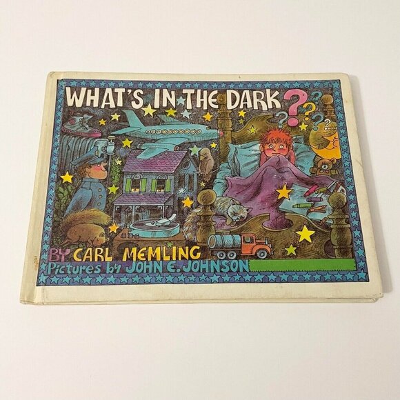 Vintage 1971 Whats In the Dark by Carl Memling Parents Magazine Press Book - Picture 1 of 16